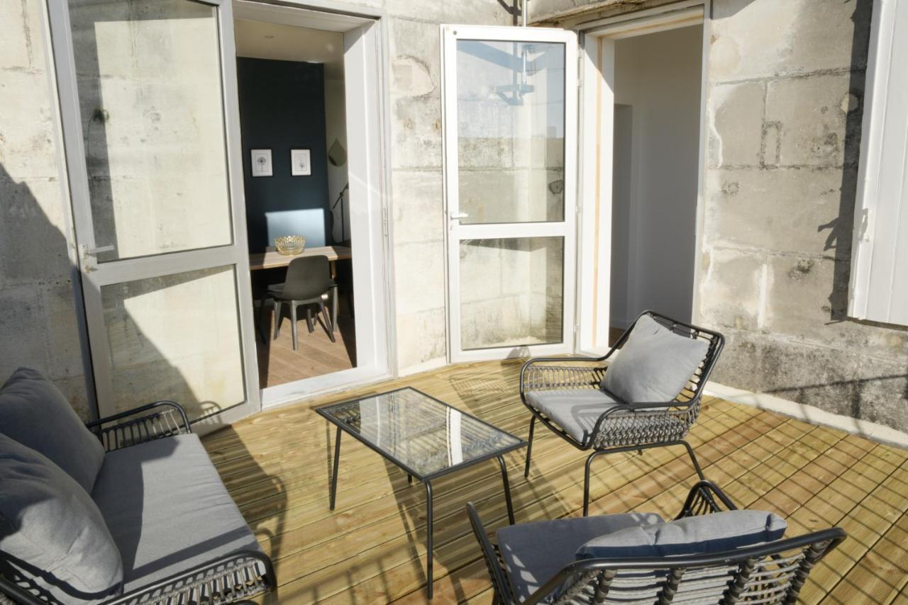 T2 De 55M2 Avec Toit Terrasse, Hyper Centre, Wifi, Draps, Savons Et Serviettes Fournis Cognac Esterno foto